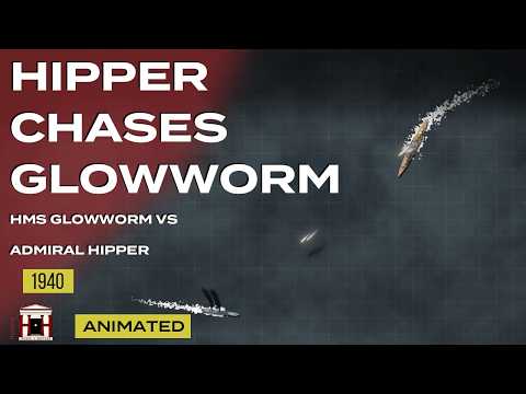 One Destroyer vs a German Cruiser: The Last Fight of HMS Glowworm, 1940 -Animated