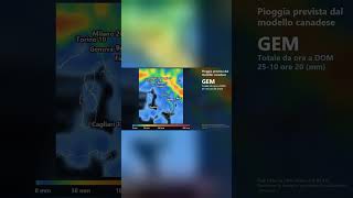 Il meteo di oggi dallo spazio (21-10-26) (in breve) #Shorts