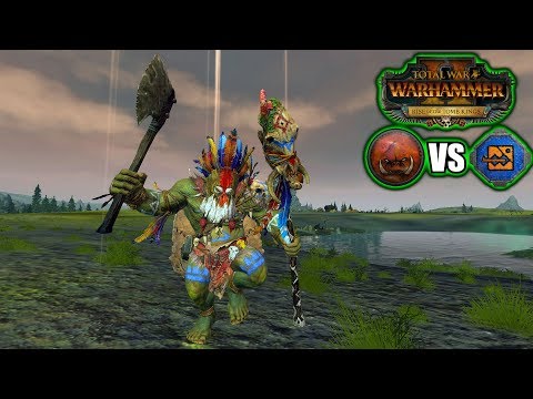 WAAAGH Incarnate (1v1) Greenskins vs Lizardmen - Total War: Warhammer II Battlecast #76