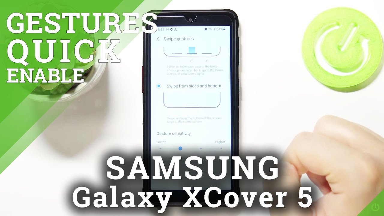 How to Change Gestures Sensitivity in SAMSUNG Galaxy XCover 5 – Adjust Accessibility Settings