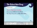The School Rule Song Words On Screen Original School Songs