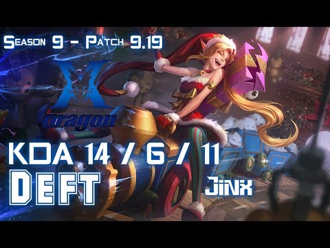 KZ Deft JINX vs KAI'SA ADC - Patch 9.19 KR Ranked