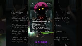 Kingdom Hearts in Magic the Gathering: Black Fungus #kingdomhearts #magicthegathering #customcard