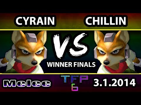 TFP6 - Cyrain (fox) Vs. Chillindude (Fox) SSBM Winners Finals - Smash Melee