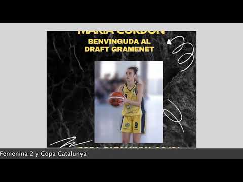 El Bàsquet Draft Gramenet anunció el fichaje de María Cordón