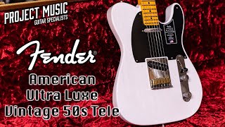 Video thumbnail for Vintage meets Modern - Fender American Ultra Luxe Vintage 50s Tele by Project Music