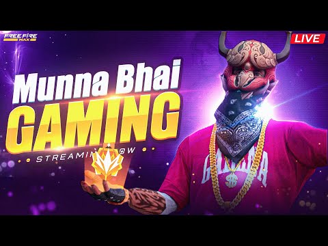 Grandmaster Rank Push Mama 😡 Free Fire Telugu Live - Munna Bhai is Live  - Telugu Gaming Live #MBG