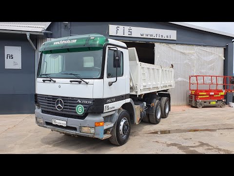 MERCEDES BENZ ACTROS 2635 TIPPER - FIŠ TRUCKS SLOVENIA