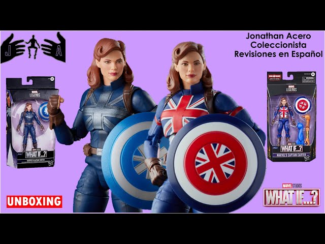 Vídeo relacionado con Avengers - Figura de acción de Agente Carter de Marvel de 15 cm de Marvel Legends Series, Incluye diseño Premium, 1 Accesorio y 2 Piezas de Build-a-Figure