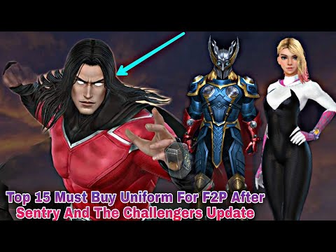 Top 15 Must Buy Uniform For F2P After Sentry And The Challengers Update - Marvel Future Fight