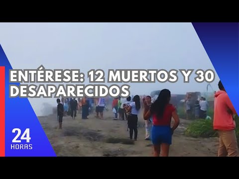 Tragedia en Ucayali: 12 muertos y 30 desaparecidos deja hundimiento de embarcaciones tras derrumbe