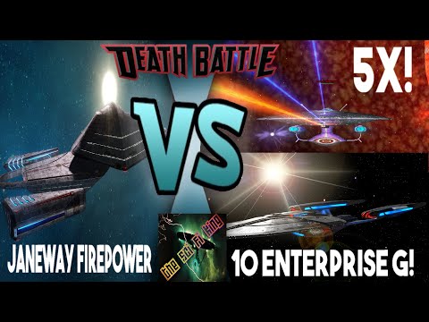 1 USS VOYAGER J VS 10 ENTERPRISE G AND 5 ISS FUTURE ENTERPRISE