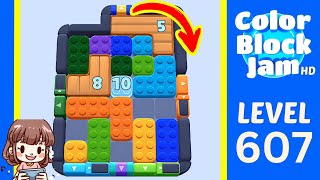 Soluzione del Livello 607 di Color Block Jam