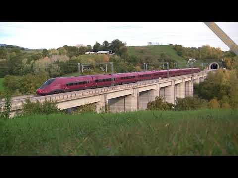 AGV 575 di NTV in corsa lungo la Direttisima Roma - Firenze