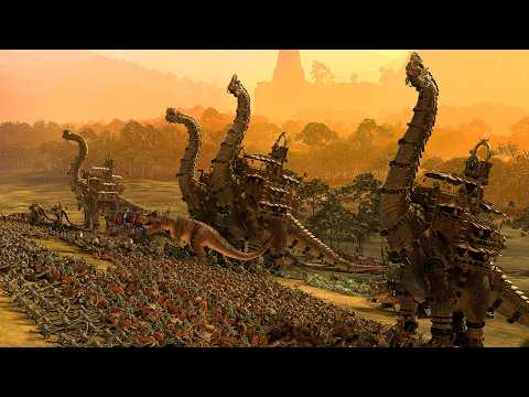 LIZARDMEN vs JADE BLOODED VAMPIRES - TotalWar Warhammer 3