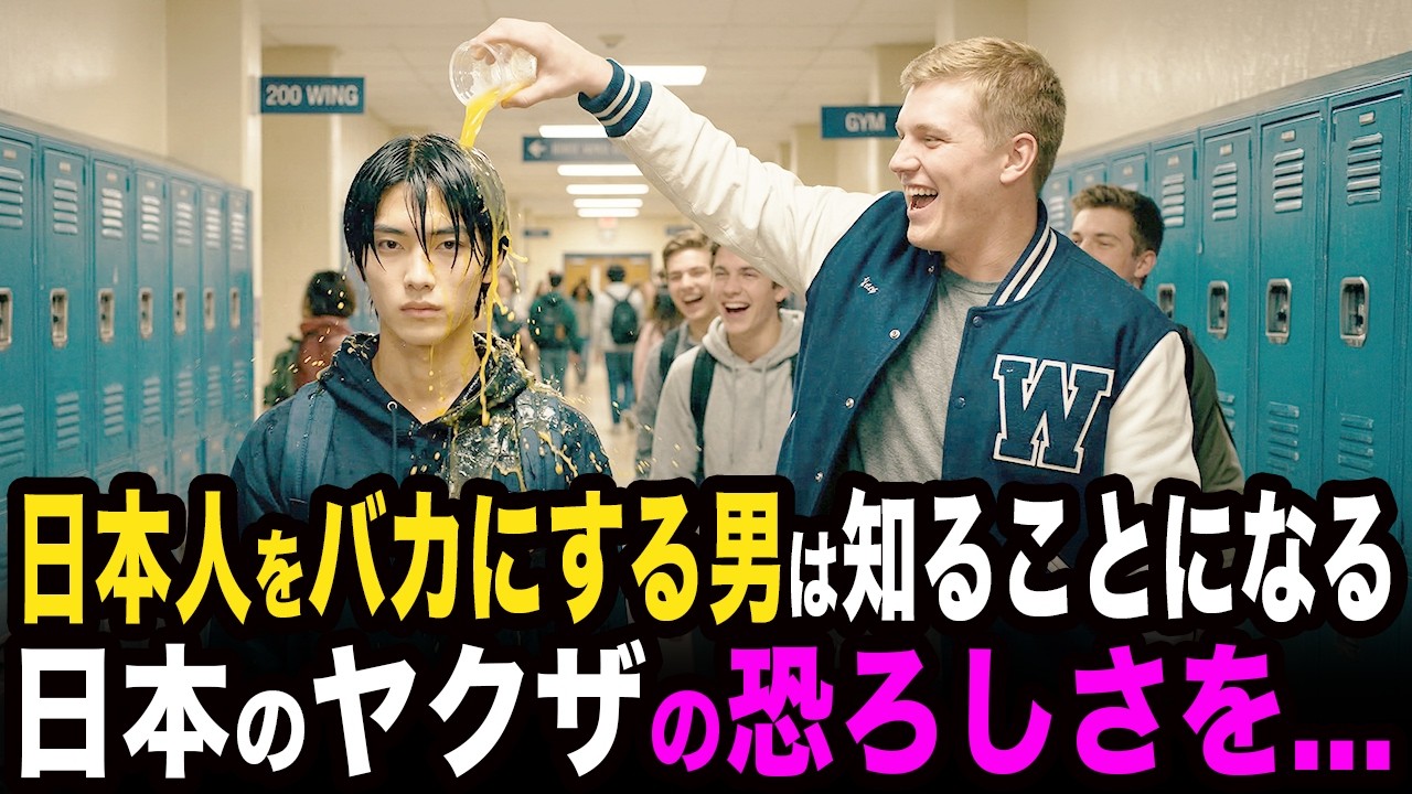 日本人を馬鹿にするアメリカ人は知ることになる。ジャパニーズヤクザの恐ろしさを...