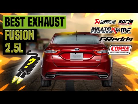 Ford Fusion Exhaust Sound 2.5L 🔥 Muffler Delete,Straight Pipe,Turbo,Magnaflow,Review,Upgrade,Mods+