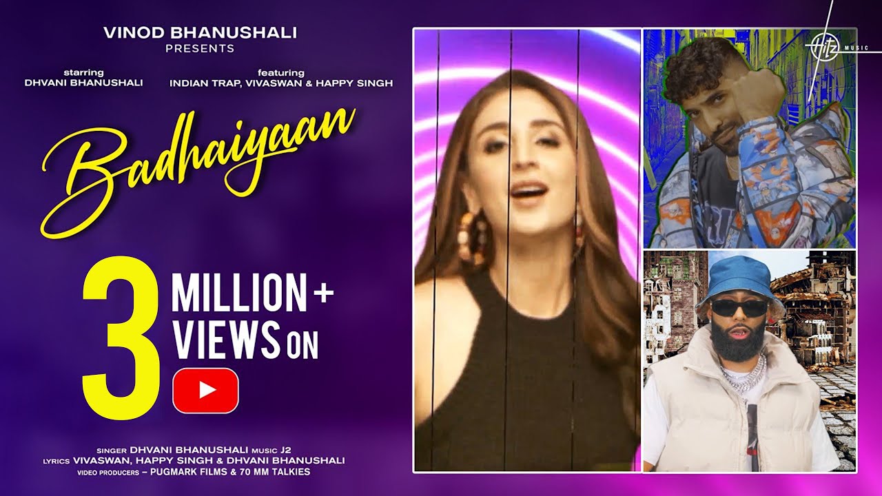 Badhaiyaan Lyrics | Dhvani Bhanushali