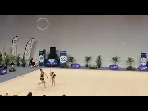 Duo national Cassandra Desvaux Sophie Puganov. Championnat de France Calais 2022