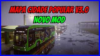 🔴Gameplay Novo Mod Marcopolo Attivi MB | Proton Bus Simulator | Mapa Cidade Popular V3.0 Linha 2300