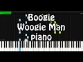 Boogie Woogie Man Piano Cover