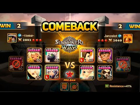 TIMBO vs JANZELOT. SWC2022 EUROPE Cup Quarterfinals (BO5) - Summoners War