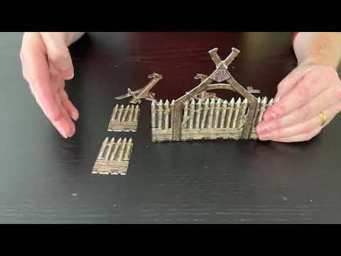 Fantasy Wargames assembly - Palisade Gate