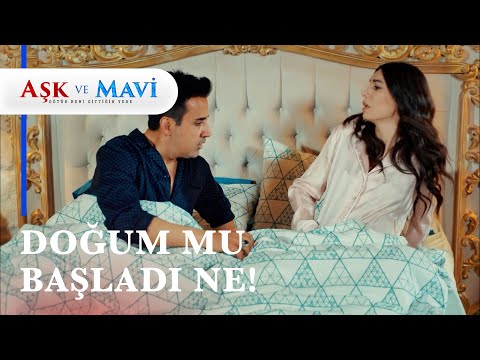 Ali doğum başladı diye panik halinde! - Aşk ve Mavi 63. Bölüm