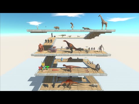 FPS Avatar vs every unit in the Spiral Tower - Animal Revolt Battle Simulator