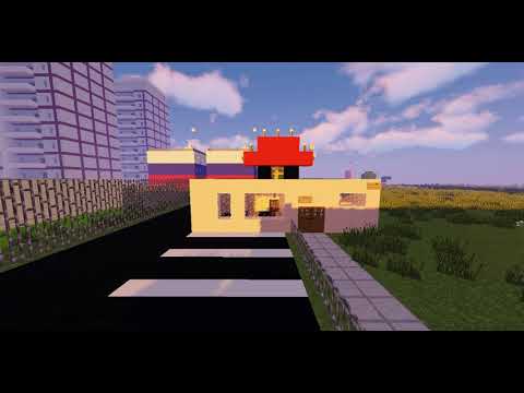 Город в Minecraft | [Якко-Уорнерск] | Мотель "Солнце" и автошкола "Драйв".