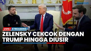 Detik-detik Presiden Zelensky Cekcok dengan Donald Trump & Vance, Rusia Beri Respons Girang