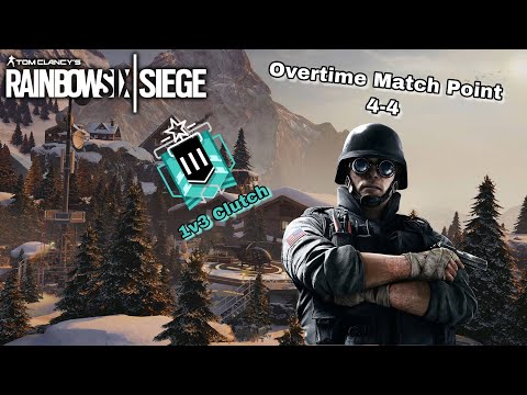 4-4 OVERTIME MATCH POINT Clutch With Thermite On Chalet (Ranked)
