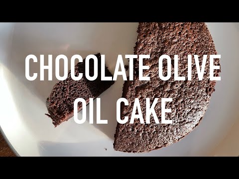 Baking the Chocolate Olive Oil Cake by Nigella Lawson