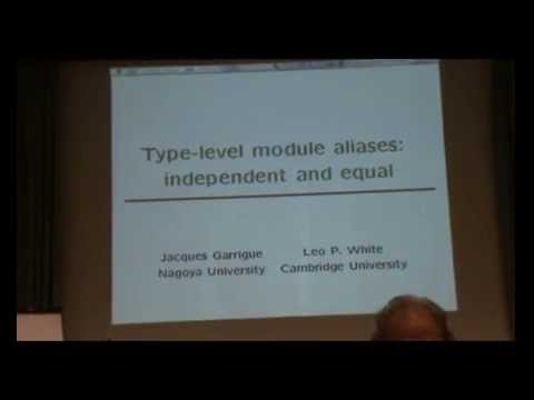 ML Family 2014: Type-level module aliases: independent and equal