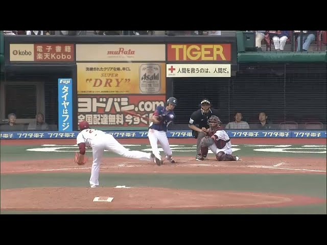 【5回表】中盤に一挙3点追加!! ライオンズ・金子侑 タイムリー3ベース!! 2015/5/3 E-L