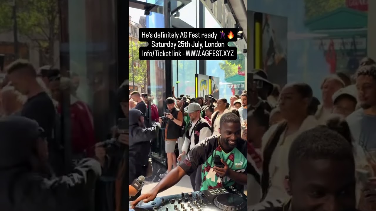 He’s definitely AG Fest 2026 ready 🕺🔥 - London