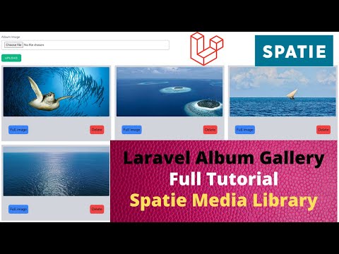 Spatie Laravel Media Library Create Photo Gallery 1 Setup Project