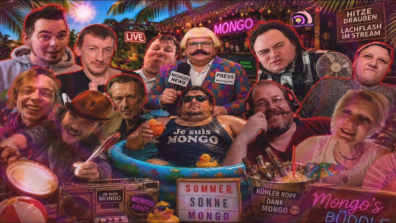 Mongomediales Musikkunstwerk x Sommer Sonne Mongo bei @Binggel_der_Clown