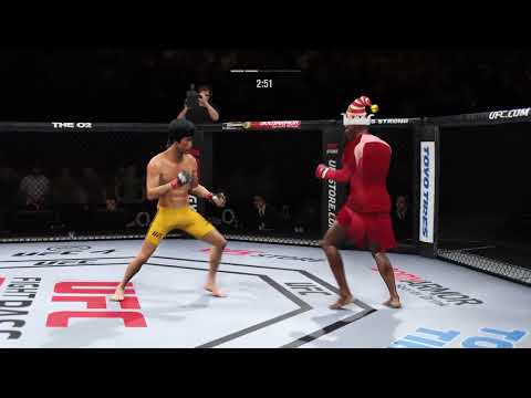 UFC4 Bruce Lee vs Lacey Duvalle EA Sports UFC 4  Super Fight