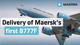 Delivery and training flight procedure of our new 777 air freighter