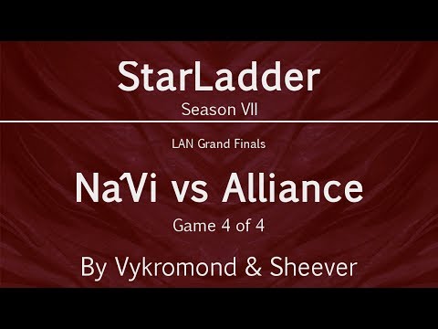 Dota 2 - Na'Vi vs Alliance, game 4 - StarLadder S7 Grand Finals