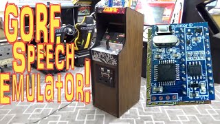 Installing And Testing The New SC-01 SPEECH Chip Emulator In A GORF Cabaret Sized Arcade Machine!