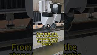 CNC Chamfering Machine Working Process  #FactoryTour #StoneMachinery #CNCFactory #StoneSolution