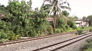 preview picture of video 'Nakhon Ratchasima Province, the trip back to Bangkok from Korat station, Thailand. ( 68 )'