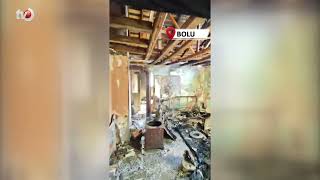 Soba Kaynaklı Yangın Evi Harabeye Çevirdi