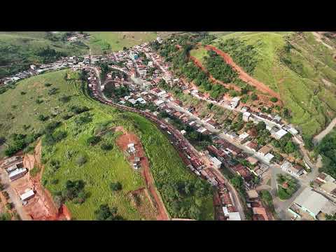 Vista aérea de Córrego Novo MG em Maio de 2026 