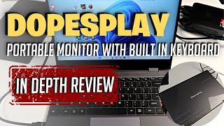 IN-DEPTH REVIEW of DOPESPLAY Portable Lapdock Monitor with Built-in Keyboard!