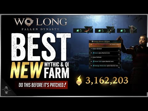 Wo Long | The 1 Minute Farm that gives you EVERYTHING! Qi, 5 ⭐ Weapons & Gear (FASTEST METHOD)
