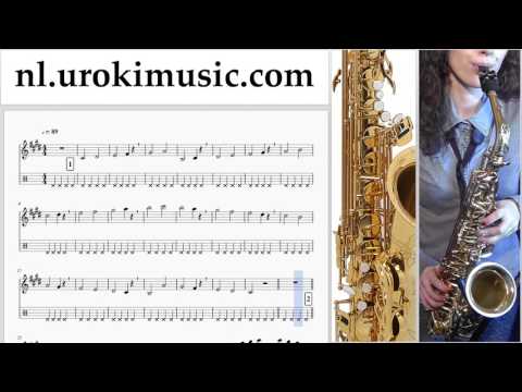 Saxofoonles (Tenor) Luis Fonsi - Despacito Muzieknoten Cursus Deel#1 um-a374