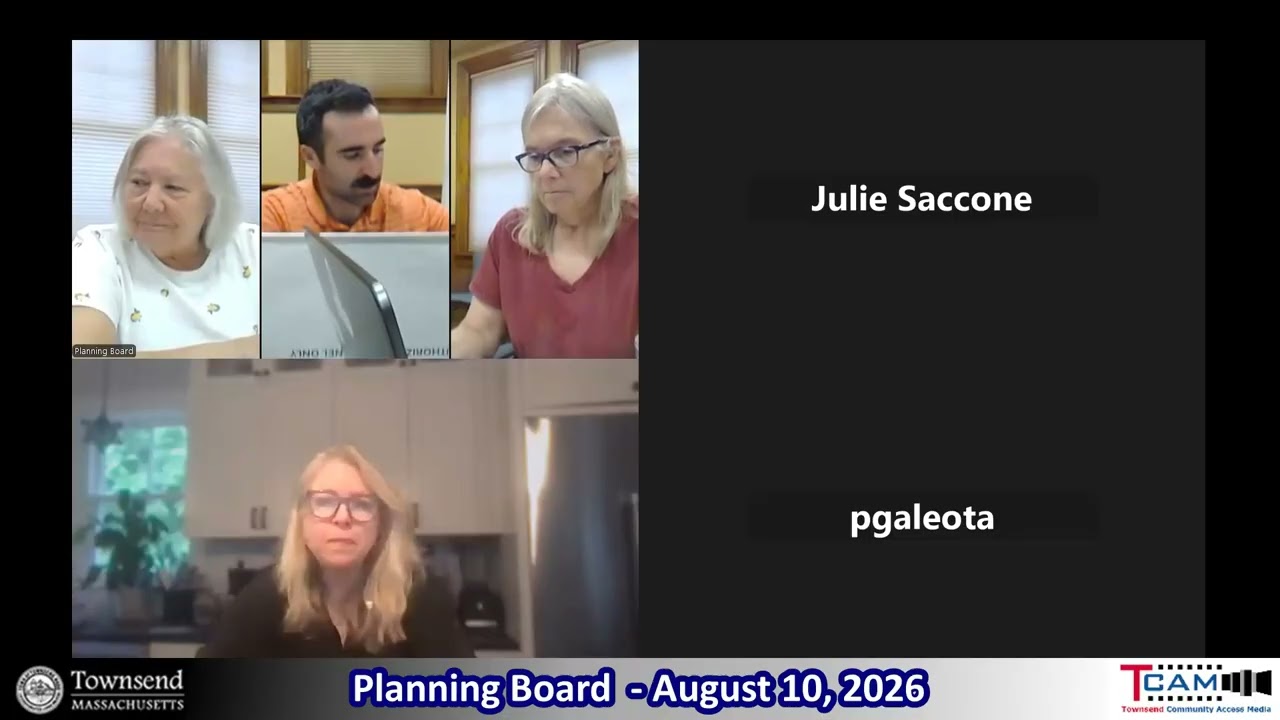 From the Planning Board